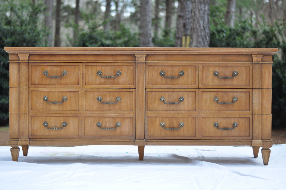 Before After A New Old Dresser Bungalow Blue Interiors