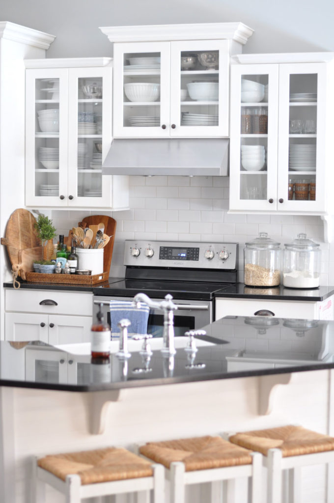 Glass-Front Cabinetry  Glass kitchen cabinets, Bamboo room